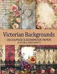 Victorian backgrounds decoupag for sale  Delivered anywhere in UK