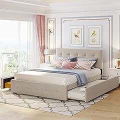 Queen size upholstered for sale  Delivered anywhere in USA 