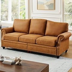 Faux leather couches for sale  Delivered anywhere in USA 