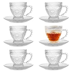 Glass tea cups for sale  Delivered anywhere in UK