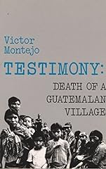 Testimony death guatemalan usato  Spedito ovunque in Italia 