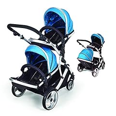 Kids Kargo Double Twin Tandem Pushchair. Duellette, used for sale  Delivered anywhere in Ireland