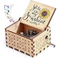 Wooden music box for sale  Delivered anywhere in UK