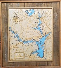 Wooden map lake for sale  Delivered anywhere in USA 