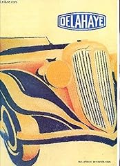 Delahaye bulletin liaison d'occasion  Livré partout en France