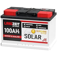 Solarbatterie 100ah 12v gebraucht kaufen  Wird an jeden Ort in Deutschland