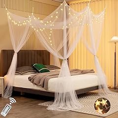 White bed canopy for sale  Delivered anywhere in USA 