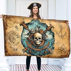 Piratenflagge 90x150 ösen gebraucht kaufen  Wird an jeden Ort in Deutschland