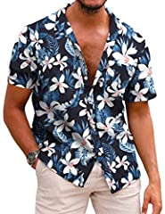 Coofandy mens hawaiian for sale  Delivered anywhere in USA 