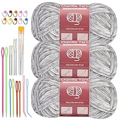 Lunarm chenille yarn for sale  Delivered anywhere in USA 