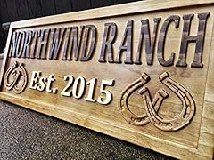 Personalized ranch sign for sale  Delivered anywhere in USA 