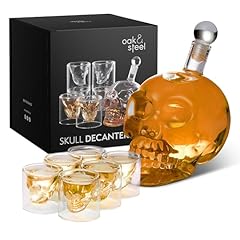 Oak steel decanter usato  Spedito ovunque in Italia 