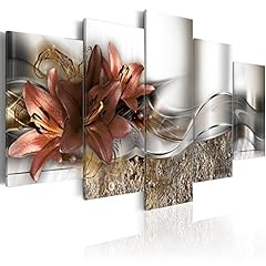 Konda Art - Floral Canvas Art Modern Paintings for Wall Decor 5 pcs Contemporary Abstract Flower Print Artwork for Living Room Framed and Ready to Hang (40"x20") for sale  Delivered anywhere in Canada