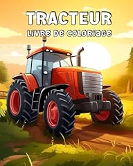 Livre coloriage tracteur d'occasion  Livré partout en France