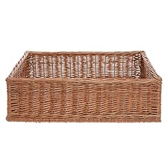 Willow basket rectangular for sale  Delivered anywhere in USA 