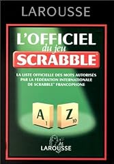 Officiel scrabble numéro d'occasion  Livré partout en France