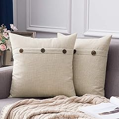 Miulee linen cushion for sale  Delivered anywhere in UK