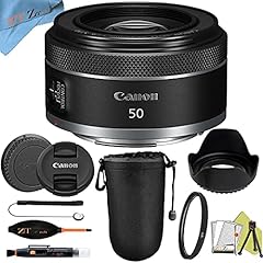 Canon RF 50mm f/1.8 STM Lens Full-Frame Mirrorless RF-Mount with + Lens Pouch + UV Filter + Tulip Lens Hood + Cleaning Pen + Dust Blower + ZeeTech Accessory Bundle for sale  Delivered anywhere in Canada