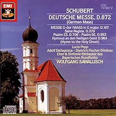 Schubert deutsche messe d'occasion  Livré partout en France