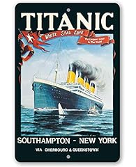 Metal sign titanic for sale  Delivered anywhere in USA 