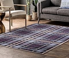 Tartan rug living for sale  Delivered anywhere in UK