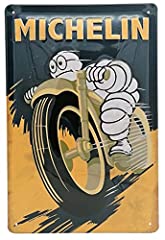 Michelin Plaque rétro en tôle avec inscription « Man d'occasion  Livré partout en France