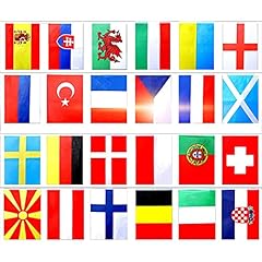Europäische flaggen fußball gebraucht kaufen  Wird an jeden Ort in Deutschland
