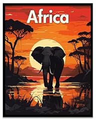 Africa safari poster for sale  Delivered anywhere in USA 