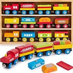 Montessori wooden train for sale  Delivered anywhere in USA 
