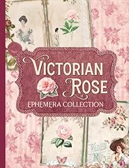 Victorian rose ephemera for sale  Delivered anywhere in UK