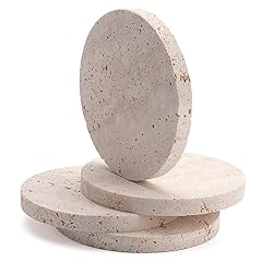 Travertine stone coasters for sale  Delivered anywhere in USA 
