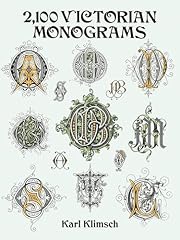 100 victorian monograms for sale  Delivered anywhere in USA 