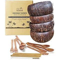 Coconut bowls spoons for sale  Delivered anywhere in USA 
