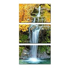 Kreative Arts 3 Pieces Canvas Wall Art Waterfall in for sale  Delivered anywhere in Canada