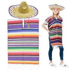 Novelty mexican serape for sale  Delivered anywhere in USA 