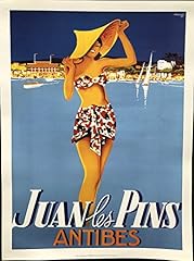 Affiche juan pins d'occasion  Livré partout en France