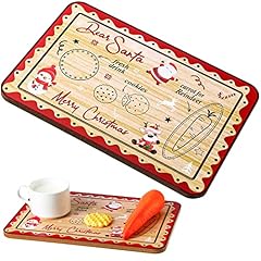 Santa cookie plate for sale  Delivered anywhere in USA 