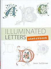 Illuminated letters sketchbook for sale  Delivered anywhere in UK
