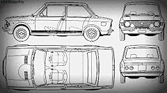Fiat 128 door for sale  Delivered anywhere in UK