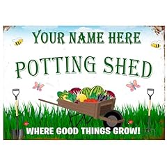 Potting shed personalised for sale  Delivered anywhere in UK