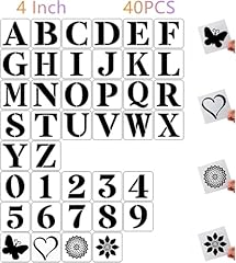 Inch letter stencils for sale  Delivered anywhere in UK