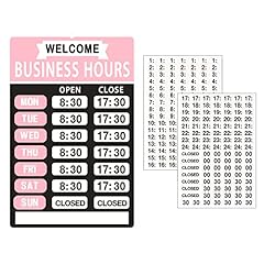 Business hours sign for sale  Delivered anywhere in USA 