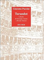 Turandot. dramma lirico usato  Spedito ovunque in Italia 