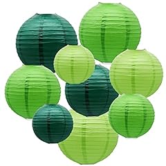 Green paper lanterns for sale  Delivered anywhere in USA 