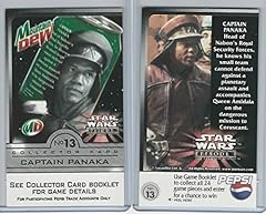 1999 Pepsi, Star Wars Episode 1, 13 Captain Panaka for sale  Delivered anywhere in USA 