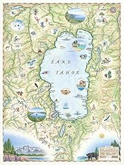 Lake tahoe map for sale  Delivered anywhere in USA 