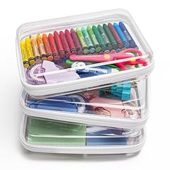 3pcs clear hard for sale  Delivered anywhere in USA 