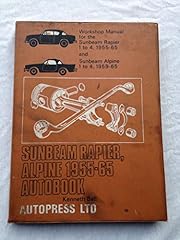 Sunbeam rapier alpine d'occasion  Livré partout en France