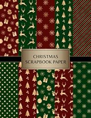 christmas scrapbook paper for sale  Delivered anywhere in UK