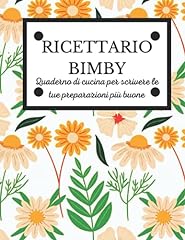 Ricettario bimby quaderno usato  Spedito ovunque in Italia 